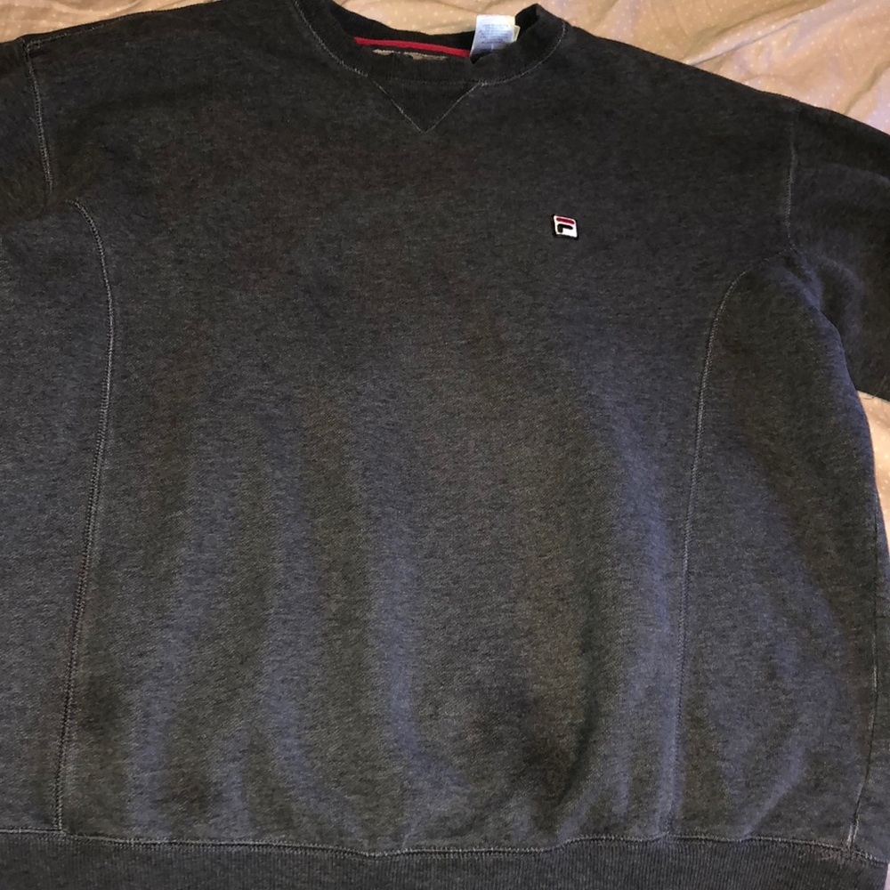 Basic gray FILA sweatshirt sz Large